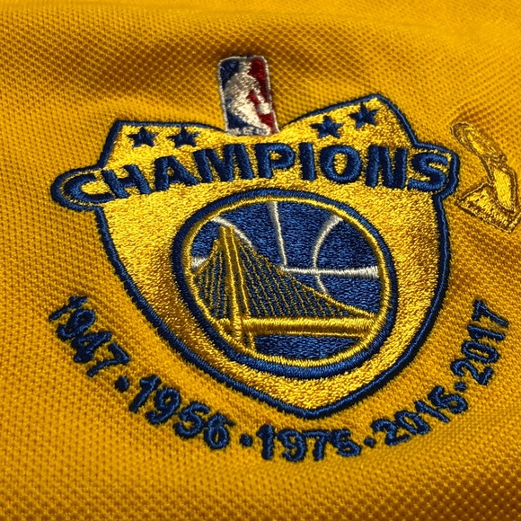 NBA CHAMPIONS 2017 GOLDEN STATE WARRIORS POLO L - Picture 4 of 7